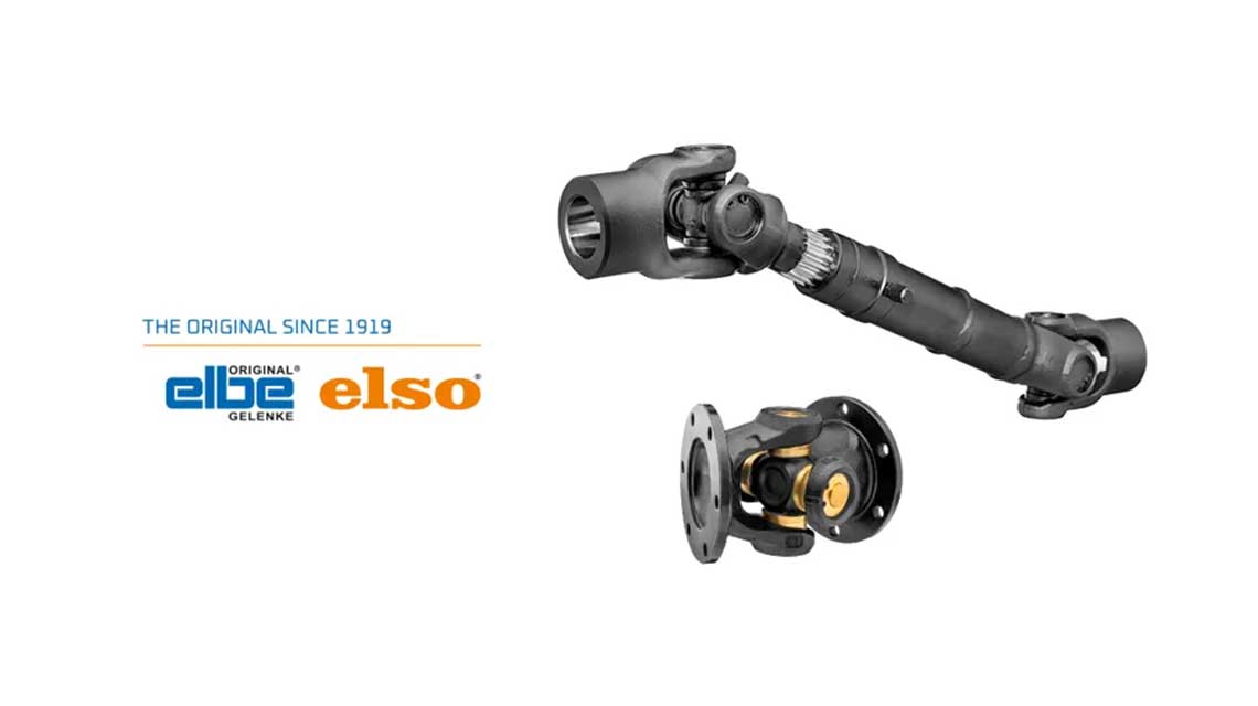 Elbe-Elso kardanaxlar och länkaxlar