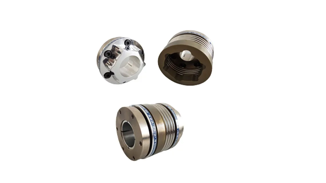 KB 6P är en metallbälgkoppling med axeldiameter 8 – 60mm och momentområde 18 – 500Nm