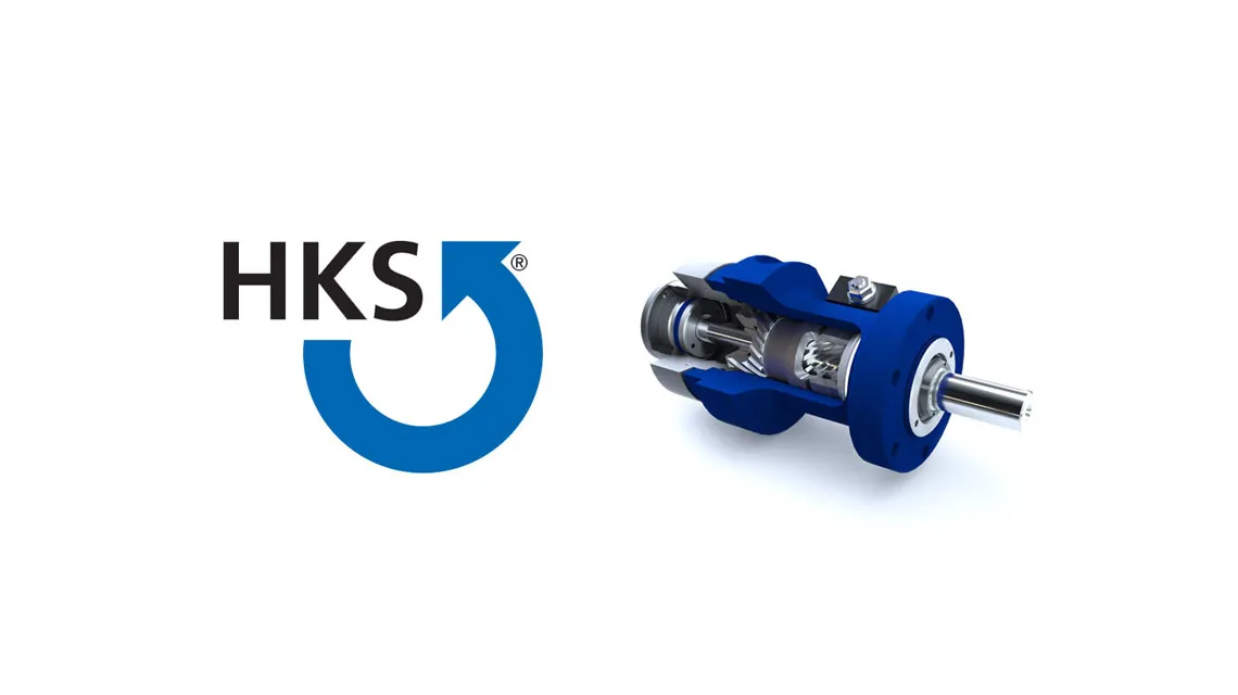 Hydrauliska vriddon från HKS Dreh-Antriebe GmbH