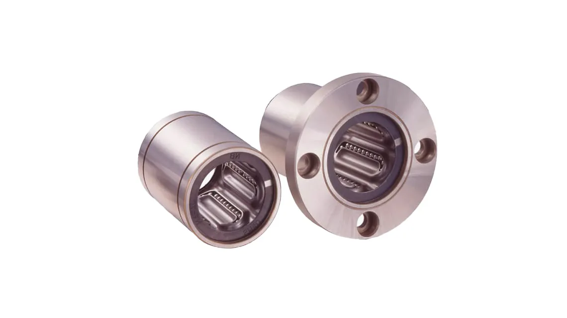 Standardkulbussningar och splineskulbussningar (även så kallade momentkulbussningar) från Nippon Bearing